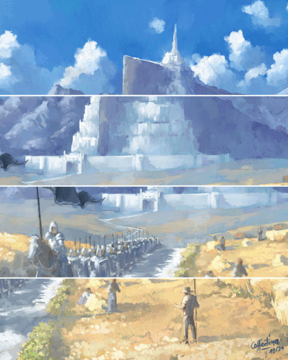 Les champs du Pelennor - Tolkien – Image 4